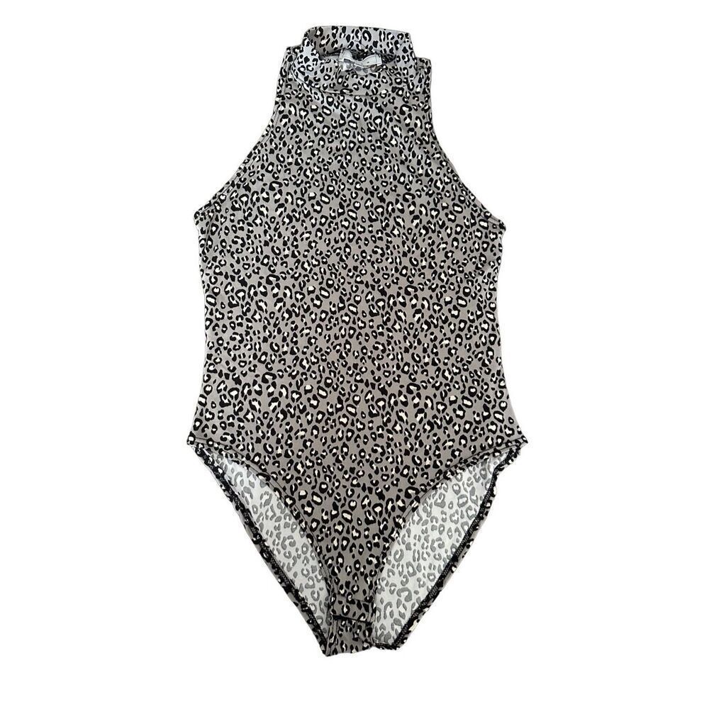 Sleeveless Leopard Bodysuit by GAZE